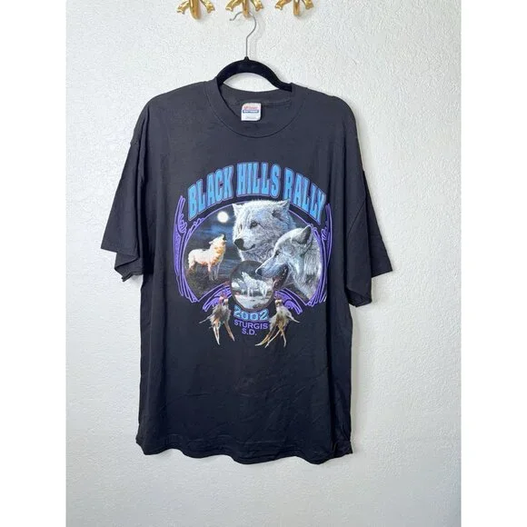 Vintage 1992 Sturgis Black Hills Motorcycle Rally NEW T-Shirt Old Stock XL I - Picture 1 of 5